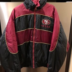 49ers down jacket